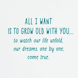 Hallmark Romantic Valentine's Day Card (Love You For the Rest of My Life) for Anniversary, Love, Just Because, and More