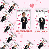 Bridal Shower Games Scratch Off Cards Kit-Funny Who Has The Groom Game,Floral Celebrity Cards For 48 Guests, Bachelorette Party & Wedding Shower Activities (6X4Inch)
