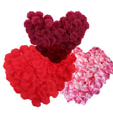 1800Pcs Assorted Artificial Silk Rose Petals For Romantic Night,Proposa Wedding Valentine'S Day Decoration Anniversary Home Party