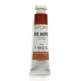 (Genuine Minerals) Professional Artist Grade Extra Fine Handmade Watercolor 15Ml Paint Tube, 5 Fl Oz, Natural Granulation, Rich Colour Luminosity, Lightfast Non-Fading, Archival Quality (Red Jasper)