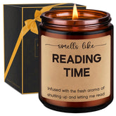 Reading Candle, Book Lovers Gifts, Readers, Bookish Present - Reading Accessories, Cute Reader Ideas - Funny Valentines, Birthday Gifts For Book Lovers Women, Bookworm, Librarian, Men, Booklover