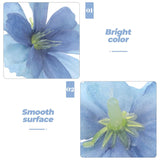 100Pcs Cherry Blossom Fake Flower Heads Bulk For Diy Hair Accessories Kit Floral Craft Supplies Wedding Party Decoration Blue Artificial Flower Heads