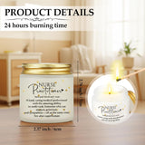 6 Pcs Nurse Practitioner Appreciation Gifts Scented Candles Bulk 3.5 Oz Soy Wax Jar Scents Nurse Week Gift For Nurses Medical Office Team Group Coworkers