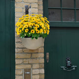 8 Bundles Sunflowers Artificial Flowers Fake Mums Flowers Outdoor Uv Resistant No Fade Fall Plants Faux Silk Daisy Indoor Home Wedding Garden Office Diy Décor(Yellow)