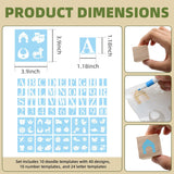 189 Pcs Baby Shower Games Sign Kit With 100 Diy Wooden Blocks,1 Game Sign, 12 Colors Pens, 76 Templates For Baby Shower Game Gender Reveal Party