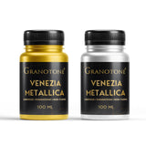 Acrylic Venezia Metallic Colour, Non-Fading & Shimmering Metallic Acrylic Paint With Rich Pigments | Non-Toxic Metallic Colours Ideal For Kids, Artist & Beginners | Pack Of 2 (100 Ml Gold +