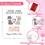 Funny Valentine'S Day Cards Witty Valentines Card Put Up With Me Card Valentine'S Day Cards For Her Him Valentine'S Day Cards For Husband Wife Valentine'S Day Cards With Envelope Put Up Card
