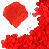 1200 Pcs Artificial Silk Rose Petals Decoration For Romantic Night, Wedding, Event, Party, Valentines,Rose Petals For Bedroom,Fake Roses Petal Faux Flowers, Artificial Roses Petals For Marry Me