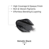 Gouache Metallic Black Refills (50Ml/1.7Oz)|Intense Pigments, Easy Color Refill (2 Pcs.)