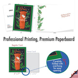 -1 Christmas Greeting Card W/ 5X7 Envelope For Men, Women - Merry Christmas Holiday Holiday Mail - Post C10197Ixsg