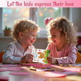 30 Pcs Chickens Valentines Day Cards For Kids Chickens Valentine Exchange Cards With Envelopes Heart Stickers Classroom School Exchange Party Favors (Chickens