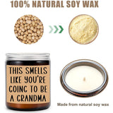 This Smells Like You'Re Going To Be A Grandma Candle - Pregnancy Announcement To Grandparents - Pregnancy Reveal To Grandparents