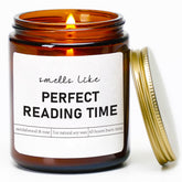 Book Lover Candle, Gifts For Readers, College,Bookworm, Librarian, Readers, Author,Book Lovers Candle For Women And Men,Sandalwood & Rose Scented,Natural Soy Wax,7Oz