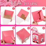 Valentines Day Gnome Cards For Kids Mailboxes For Valentine'S Day Classroom Exchange Gift Party Favors Greeting Birthday Gifts (1 Mailboxes, 40 Valentine Students Cards, 1 Teacher Card)
