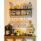 2 Pack Sunflower Potted Artificial Flowers Small Fake Plant,Yellow Sunflower Small Artificial Plants For Home Office Farmhouse Coffee Table Bathroom Wedding Party Decor