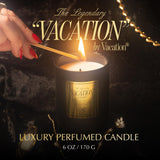Perfume Scented Candle By Sunscreen – Coconut Vanilla, Premium Soy Wax, 50-Hour Burn, Luxury Home Fragrance Gift, Enhanced Design & Formula, 6 Oz