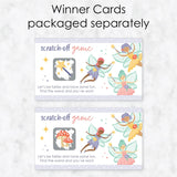 Big Dot of Happiness Let’s Be Fairies - Fairy Garden Birthday Party Game Scratch Off Cards - 22 Count