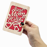 Happy Mother'S Day Wooden Card,Happy Mother'S Day Card Greeting Card For Mom