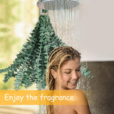 22 Pcs Dried Eucalyptus Bundle For Shower - 17" Large Preserved Eucalyptus Stems Shower Plant, Fresh Real Eucalyptus Leaves For Shower Hanging, Artificial Flowers Arrangement, Home Bathroom Decor