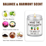 Succulent Candle, Get Well Presents For Women, Cheer Up Ideas, Pick Me Up, Break Up, Plant Lover Gifts For Women, Funny Birthday Valentines Cool Gifts For Plant Lovers Mom Lady Friend Wife Her