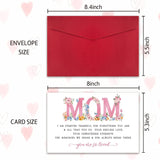 Lovely Mothers Day Card, Mom Birthday Card From Daughter Son Kids, Sweet Bday Mothers Day Gifts For Mom, Thankful For Everything You Are & All That You Do