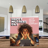 Funny Mothers Day Cards For Mom - Tech Support - Joke Happy Mother'S Day Card For Mom From Son Daughter, Mother Gifts, 5.7 X 5.7 Inch Mother'S Day Greeting Cards For Mama Mom Mam Mammy