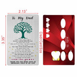 Dad Valentine'S Day Card, Gifts For Dad Birthday Easter Father'S Day Wedding Card From Daughter Son