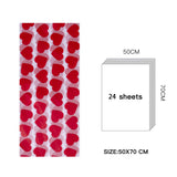 Valentines Day Wrapping Tissue Paper - 24 Sheets 19.7X27.5 Inch Sweet Heart Design Gift Wrap Paper Bulk For Packing, Diy Crafts