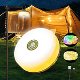 32.8FT Camping String Lights Waterproof 4 in 1 Outdoor LED Lights with 8 Lighting Modes Portable Tent Lights for Camping Hiking Garden Yard Travel Christmas Holiday Decoration
