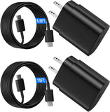 25W USB C Super Fast Charger with 10FT & 6.6FT Type C Cable for Samsung Galaxy S26 S25 S24 S23 Android