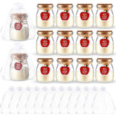 12 Pcs Teacher Appreciation Gifts Bulk Scented Soy Wax Fragrance Thank You Candle In Organza Bags Aromatherapy Jar Inspirational Candle Gift For Teachers,School Staff,12 Fragrances(Cute)