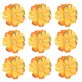 , 50 Pack Faux Flower Heads Mini Orange Artificial Flowers Head Cherry Blossom Flowers Multicolor Small Silk Peony Daisy For Craft Garland Wedding Party Diy Home Decoration