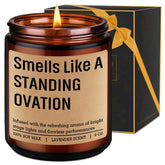 Funny Standing Ovation Candle, Stage Performers Gifts - Theater Gifts For Actors, Singers, Dancers, Musicians, Theater Students, Graduates - Congrats, Graduation, Birthday Present For Women Men