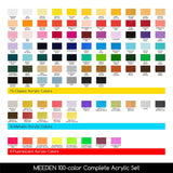 Heavy Body Acrylic Paint Sets, 100 Colors Art Paint Tubes For Canvas Wood Fabric Painting, Non-Toxic 0.41 Fl Oz /12Ml Acrylic Paints For Adults, Beginners, Students Crafts Painting