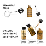 Liquid Gold Leaf Paint - Alcohol Based Fast Drying Rich Gold Liquid Leaf, 0.68 Fl Oz (20 Ml)