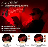 Multifunction Red Light Therapy Mask for Face and Body 850nm Near Infrared LED Skin Care Device for Home Use