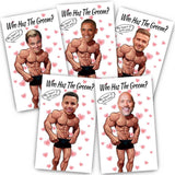 Cute Bridal Shower Games - Scratch Off Bridal Shower Game.Funny Bachelorette Party Games - Who Has The Groom - 33 Sheets-Pink