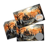 Spooky Halloween Party Games For Adults, Halloween Scratch Off Cards -50Pcs, Party Supplies For Small Business Favors - A03