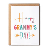Greeting Card For Grammy Or Grandma. Premium 5 X 7 Inches Birthday Or Mother'S Day Card. Includes Envelope.