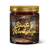Christmas Candle | 100% Natural Coconut Soy Wax | 9Oz | Santa'S Workshop