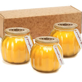 Thanksgiving & Fall Candles,3Pcs Pumpkin Shaped Candles, Fall Scented Candle,Pumpkin Spice Scented Candle Set Of 3,Thanksgiving Gifts For Women,3 X 5Oz