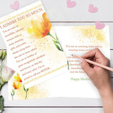 Mothers Day Card For Sister - Flower- Happy Mother'S Day Gifts For Sister, Friends, Bsteie, Gifts For Women, Her