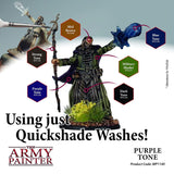 Purple Tone Ink - Quickshade Wash - Non-Toxic Lightly Pigmented Water Based Wash Paint For Tabletop Roleplaying, Boardgames, And Wargames Miniature Model Painting