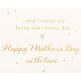 Mothers Day Card For Wife From Husband (Lucky Stars)