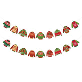 Ugly Sweater Banner Christmas Ugly Sweater Party Decorations, It'S About To Get Ugly Party Decor Indoor Outdoor Xmas Winter Holiday Party Decoration Supplies