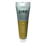 Lukas CRYL Studio Artist Acrylic Paint, Brown Ochre, 125 ml Tube - High Pigment Acrylic Paints for Canvas Painting, Large Scale Works - Medium-Viscosity, Water-Mixable, Fast Drying