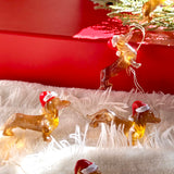 Dachshund Dog String Lights, 10Ft 30 Leds Wiener Dog Battery Operated Fairy Lights With Timer, Pets Theme Decoration For