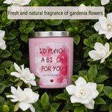 Birthday Gifts For Women, Large Gardenia Scented Candle Gifts For Her Girlfriend & Mothers Day,Sister Gift For Sisters, Funny Friendship Gift,Christmas Stocking Stuffers(Pink)