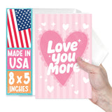 Valentines Day Cards For Him - Happy Valentines Cards For Her, Wedding Anniversary Card, I Love You Card, Romantic Birthday Greeting For Husband, Mothers Day Greeting For Wife, Happy Sweetest Day Card