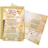 Sweet Valentines Day Card, Romantic Valentine'S Day Card For Him Her, Vday Cards For Husband Wife